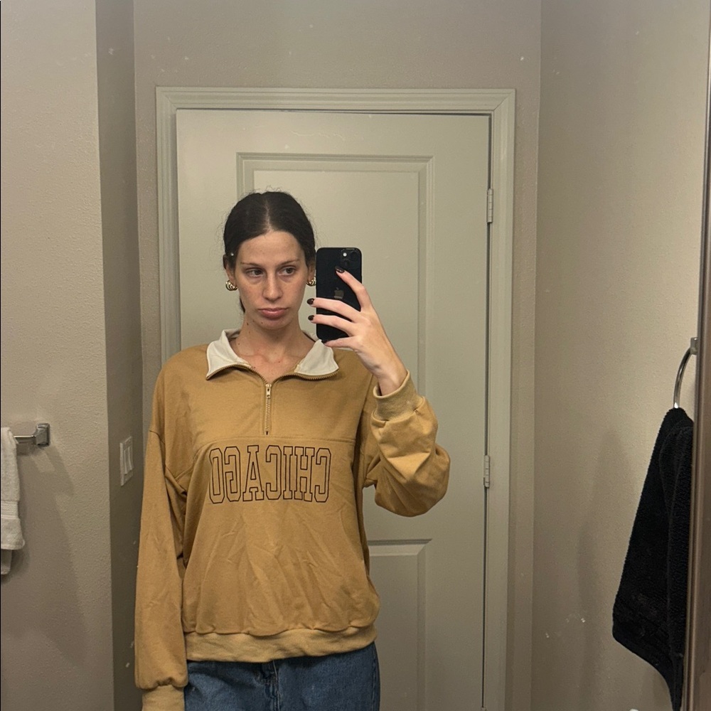 Casual Tan Chicago Pullover